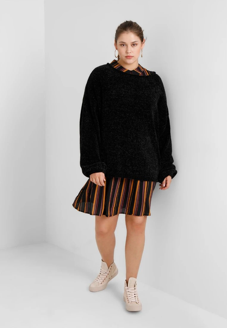 Ladies Oversize Chenille - Trui - Black 4 Ladies Oversize Chenille - Trui - Black - Afbeelding 2