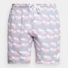 URBAN CLASSICS Pattern Swim - Zwemshorts - Pink