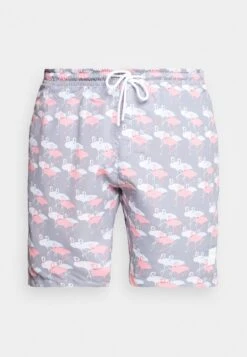 URBAN CLASSICS Pattern Swim - Zwemshorts - Pink