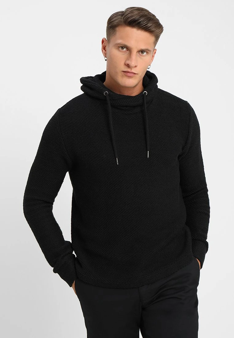 URBAN CLASSICS Terry Inside Out Hoody - Trui - Black 3 URBAN CLASSICS Terry Inside Out Hoody - Trui - Black