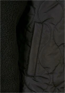 URBAN CLASSICS Sherpa- Winterjas - Black -Urban Classics 6910afdc10b24224a4edea14c627e5f8