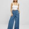 URBAN CLASSICS Wide Leg - Relaxed Fit Jeans - Skyblue Washed -Urban Classics 6a9a370fa40048be97d15d0788a57856