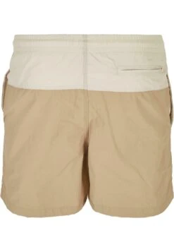 URBAN CLASSICS Block- Zwemshorts - Unionbeige/Softseagrass -Urban Classics 6b77a00287334babade0c20026d80a23