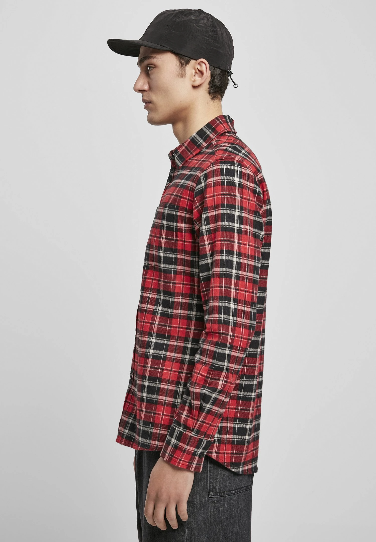 URBAN CLASSICS Roots - Overhemd - Red/Black/White 7 URBAN CLASSICS Roots - Overhemd - Red/Black/White - Afbeelding 5