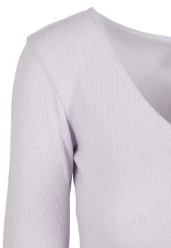 URBAN CLASSICS Cropped Rib - Longsleeve - Softlilac -Urban Classics 6db6bd442250422b9d85e5dead2b970d