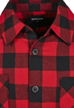 URBAN CLASSICS Overhemd - Black/Red -Urban Classics 6e4eeddac62a4303948cd7e68337de6b