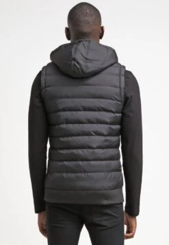 URBAN CLASSICS Small Bubble - Bodywarmer - Black -Urban Classics 6ea2b6ac21704444821e6a982976f46f