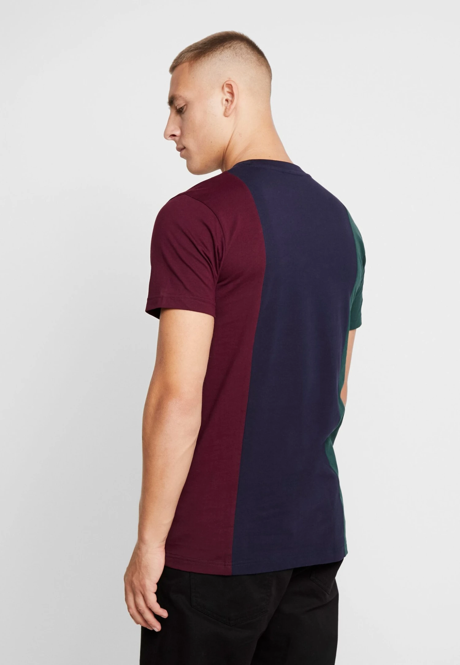 URBAN CLASSICS Tripple Tee - T-Shirt Print - Bottlegreen/Midnightnavy 5 URBAN CLASSICS Tripple Tee - T-Shirt Print - Bottlegreen/Midnightnavy - Afbeelding 3