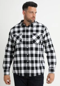 URBAN CLASSICS Checked - Overhemd - Black/White