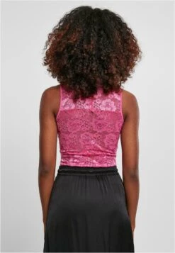 URBAN CLASSICS Ladies Lace Body - Blouse - Brightviolet -Urban Classics 730bd25b98d742f1811384ea489e0f53