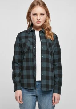 URBAN CLASSICS Overhemdblouse - Jasper Black -Urban Classics 7371422ec3894979a0b360ad1d776d36