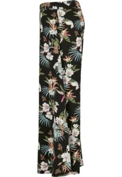 URBAN CLASSICS A-Lijn Rok - Black Tropical -Urban Classics 73967a3d57b5425a83d6240cec7fc164