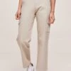 URBAN CLASSICS High Waist - Flared Jeans - Offwhite Raw -Urban Classics 743e0452087d47818248b3fadf3aeadd