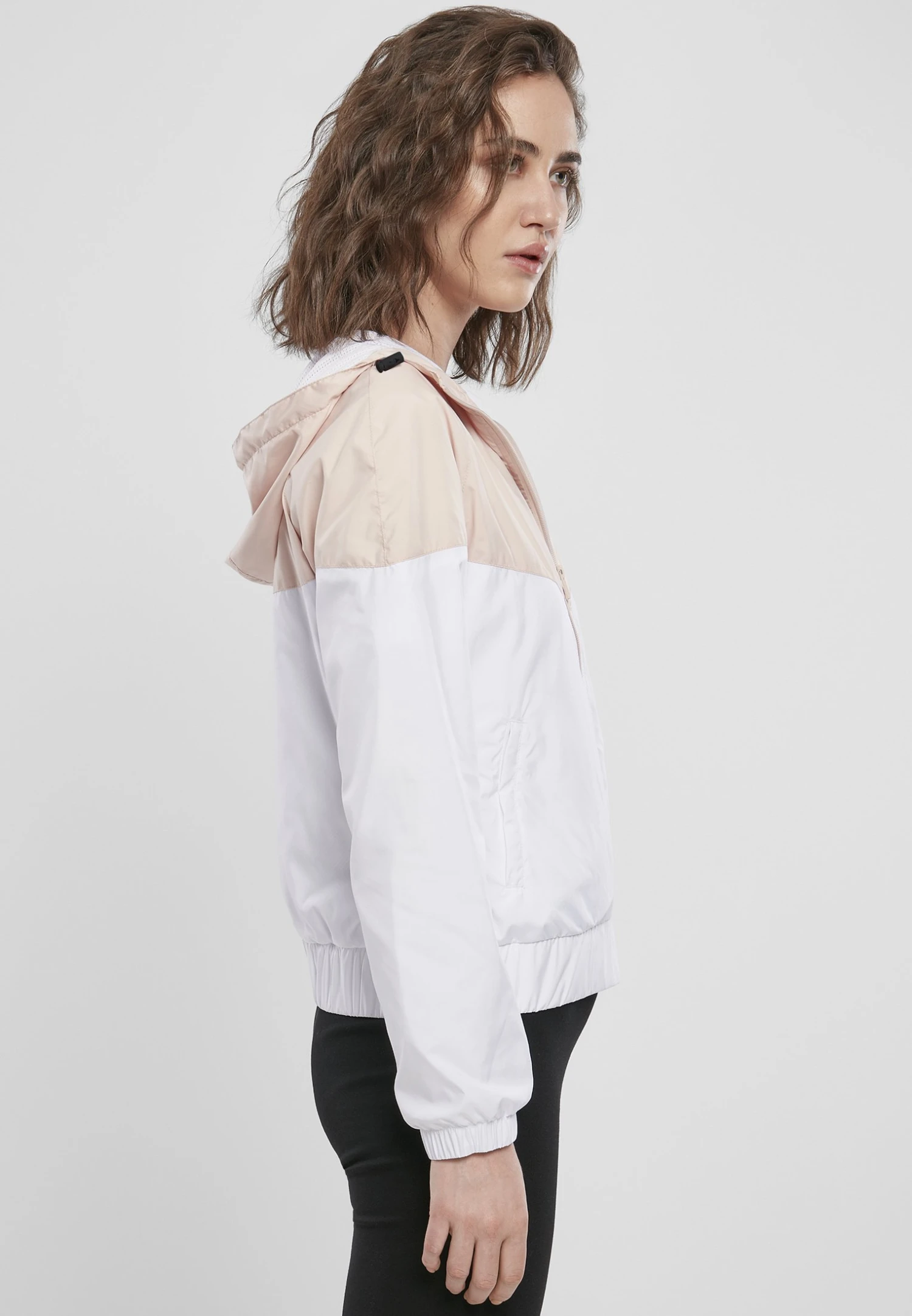 URBAN CLASSICS Arrow- Windjack - Lightpink/White 8 URBAN CLASSICS Arrow- Windjack - Lightpink/White - Afbeelding 6