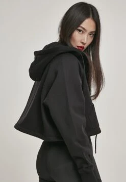 URBAN CLASSICS Ladies Oversized Short Raglan Zip Hoody - Sweater Met Rits - Black 13 URBAN CLASSICS Ladies Oversized Short Raglan Zip Hoody - Sweater Met Rits - Black -Urban Classics 75dcd3dfa240439384fe7e4ac6b88cd6