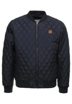 URBAN CLASSICS Diamond Quilt Jacket - Bomberjacks - Navy