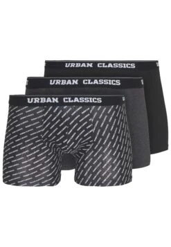 URBAN CLASSICS Shorts 3 Pack - Onderbroeken - Black / Charcoal -Urban Classics 77169fa0caab4ca094fc6884e0b0c033