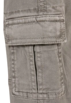 URBAN CLASSICS Washed Twill Jogging - Cargobroek - Grey -Urban Classics 77c8ecec05974a1aa9b436ed20081a76