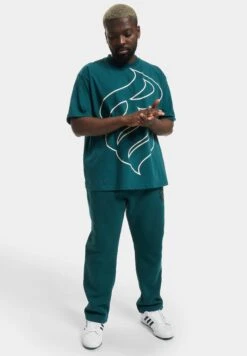 URBAN CLASSICS Kentucky- Trainingsbroek - Petrol -Urban Classics 7851ac572b5141ce8bbad92427c64bae