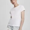 URBAN CLASSICS Ladies Basic Box Tee - T-Shirt Basic - White