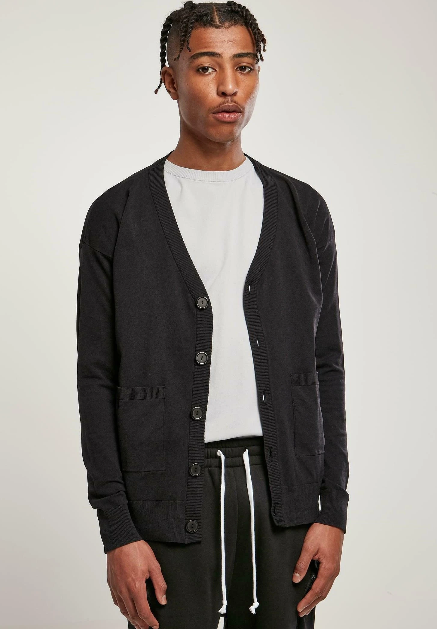 URBAN CLASSICS Fine - Vest - Black 3 URBAN CLASSICS Fine - Vest - Black