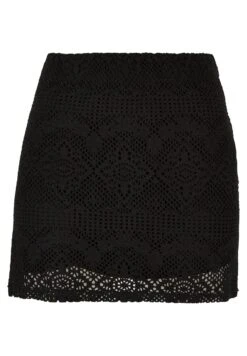 URBAN CLASSICS Crochet - A-Lijn Rok - Black -Urban Classics 79ee7e5a4e3b4071837c565db2aadd1d