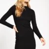 URBAN CLASSICS Ladies Rib Dress - Gebreide Jurk - Black -Urban Classics 7a9cf61f74a846309059d1bc71638f8e