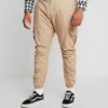 URBAN CLASSICS Ripstop Pants - Cargobroek - Beige