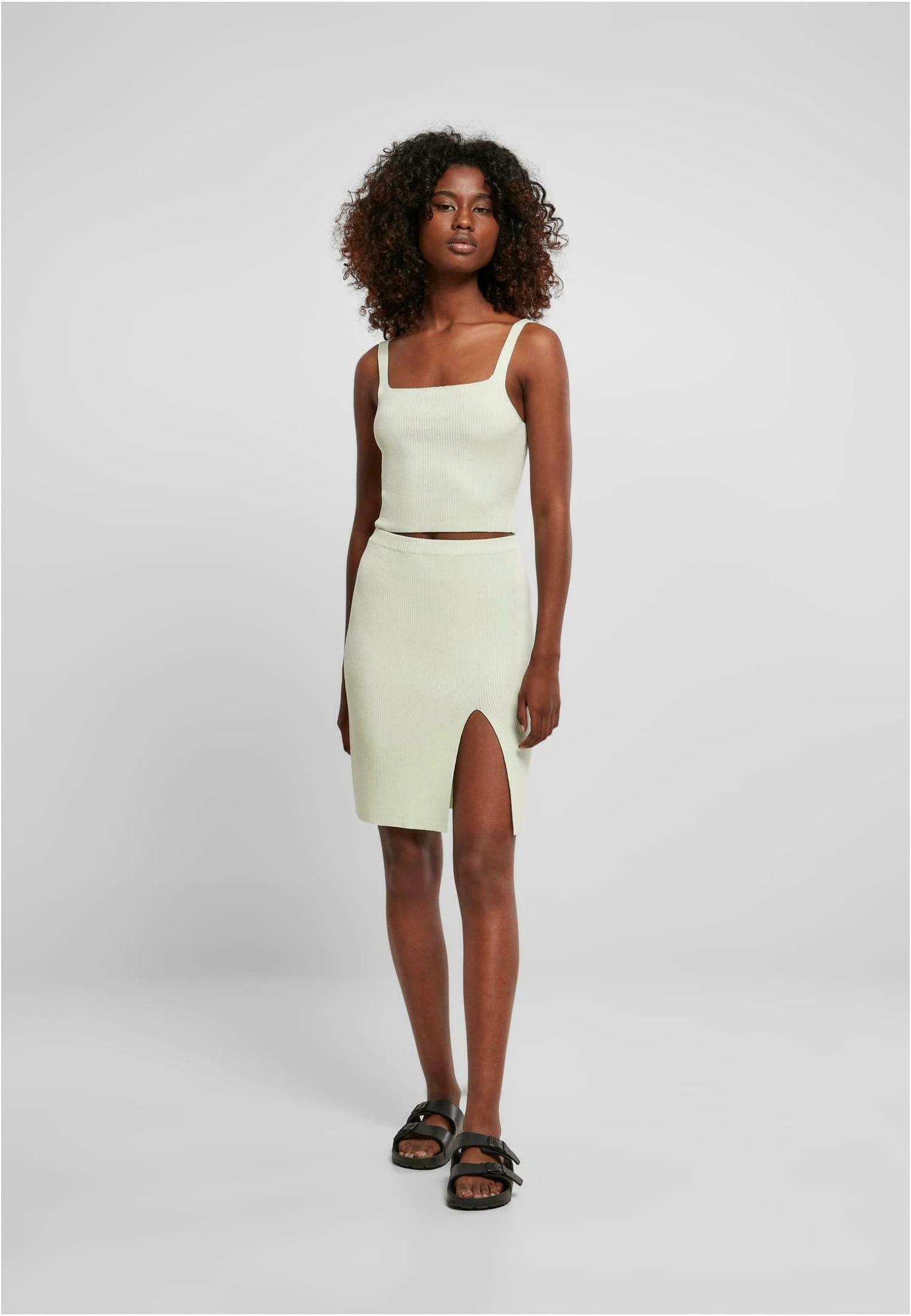 URBAN CLASSICS Cropped - Top - Lightmint 4 URBAN CLASSICS Cropped - Top - Lightmint - Afbeelding 2