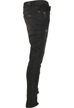 URBAN CLASSICS Heavy Destroyed Slim Fit Jeans - Slim Fit Jeans - Realblk Heavy Destroyed Washed 18 URBAN CLASSICS Heavy Destroyed Slim Fit Jeans - Slim Fit Jeans - Realblk Heavy Destroyed Washed -Urban Classics 7b879a01de4e4f40bce870733a39bfdc