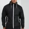 URBAN CLASSICS Contrast Windrunner - Lichte Jas - Black/White -Urban Classics 7bb8ec5806f2439c8bf174901afe9eea
