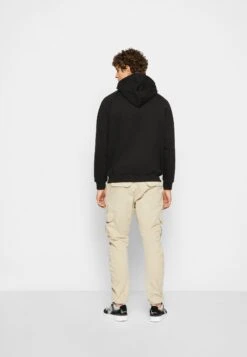 URBAN CLASSICS Blank Hoody - Hoodie - Black -Urban Classics 7bc453fa68c040ca9a8d1f60b8aa3a0e