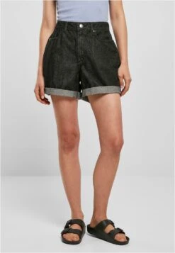 URBAN CLASSICS Jeansshort - Black Washed