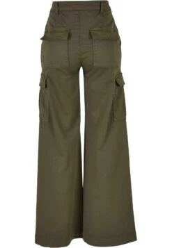 URBAN CLASSICS Wide Leg Twill - Cargobroek - Olive 17 URBAN CLASSICS Wide Leg Twill - Cargobroek - Olive -Urban Classics 7c1557d104e5450e803ad31236360388