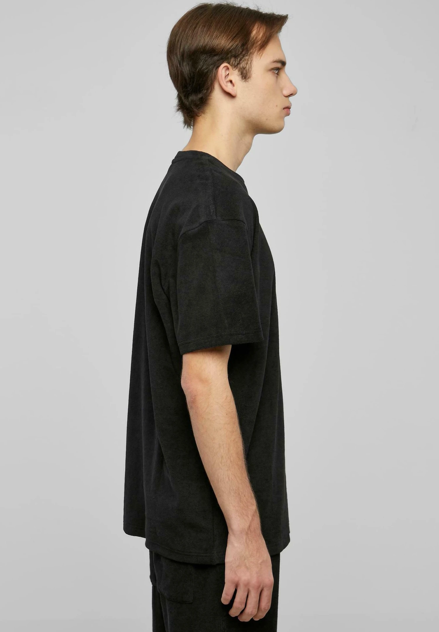 URBAN CLASSICS Towel Tee - T-Shirt Basic - Black 6 URBAN CLASSICS Towel Tee - T-Shirt Basic - Black - Afbeelding 4
