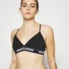 URBAN CLASSICS Damen LadiesLogo Bra - Bustier - Black -Urban Classics 7c96455d0740429da03447fcda6d107e