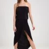 URBAN CLASSICS Bandeau- Maxi-Jurk - Black -Urban Classics 7dac8bc5379940c1891dad49833de0a6