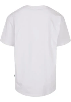 URBAN CLASSICS Organic Globe Logo Tee - T-Shirt Print - White -Urban Classics 7e32cccd747d4cb290caa8b3155967fe