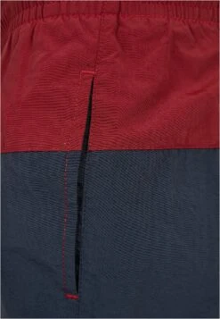 URBAN CLASSICS Kinder- Shorts - Navy Burgundy -Urban Classics 7ebad7b16af94843823812a810801363