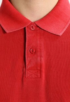 URBAN CLASSICS Acid Wash - Poloshirt - Red -Urban Classics 7f1c00b263594503b1c65b60d5c5b2c5