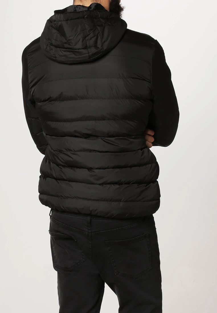 URBAN CLASSICS Basic Bubble Jacket - Winterjas - Black/White/Black 6 URBAN CLASSICS Basic Bubble Jacket - Winterjas - Black/White/Black - Afbeelding 4
