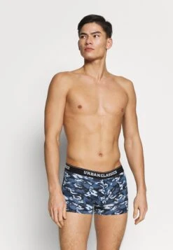 URBAN CLASSICS 3 Pack - Onderbroeken - Blue/ Orange/Black -Urban Classics 81f4f0a9ac1b4800881d51447525a3a8