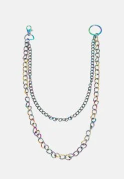 URBAN CLASSICS Double Keychain Unisex - Sleutelhanger - Holographic