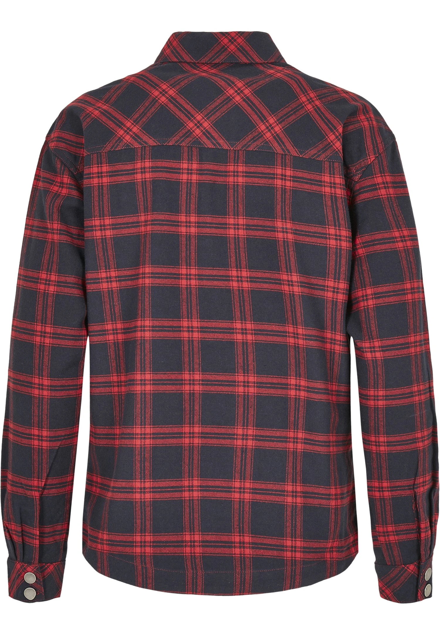 URBAN CLASSICS Oversized- Overhemdblouse - Midnightnavy/Red 15 URBAN CLASSICS Oversized- Overhemdblouse - Midnightnavy/Red - Afbeelding 13