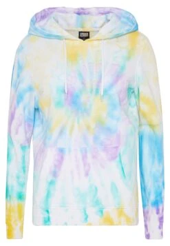 URBAN CLASSICS Ladies Tie Dye Hoody - Hoodie - Multi-Coloured -Urban Classics 835e6ecb6fb144ff9a3ed2502ebce0ba