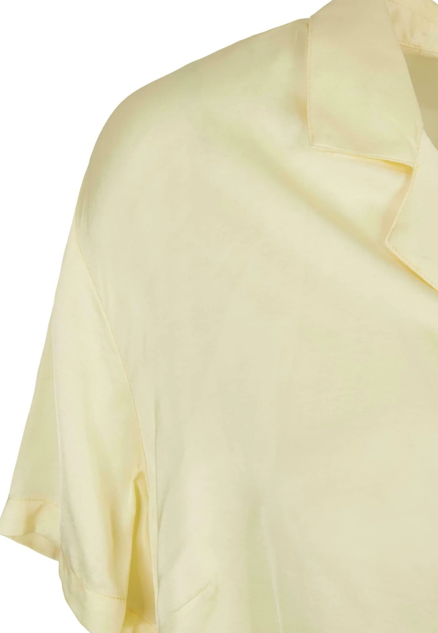 URBAN CLASSICS Overhemdblouse - Softyellow 6 URBAN CLASSICS Overhemdblouse - Softyellow - Afbeelding 4