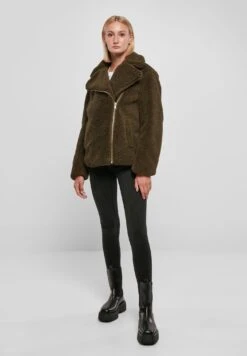 URBAN CLASSICS Damen - Winterjas - Olive -Urban Classics 83e9897ec5854303893911bced2dd8a7