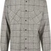 URBAN CLASSICS Long Oversized Checked - Overhemd - Grey Black