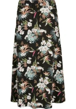 URBAN CLASSICS A-Lijn Rok - Black Tropical -Urban Classics 863c9b3301c24c0286449e8735d54043