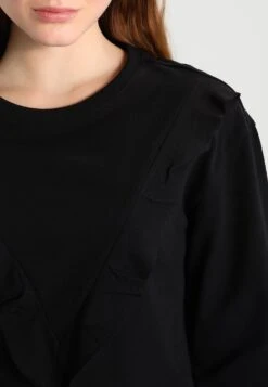 URBAN CLASSICS Ladies Terry Volant Dress - Jurk - Black -Urban Classics 8648f325a0704ce0ab70d177a24a014c